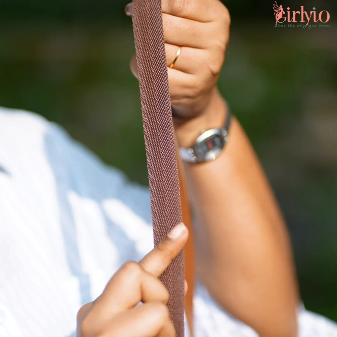 Denim Luxe Stylish Leather Bag