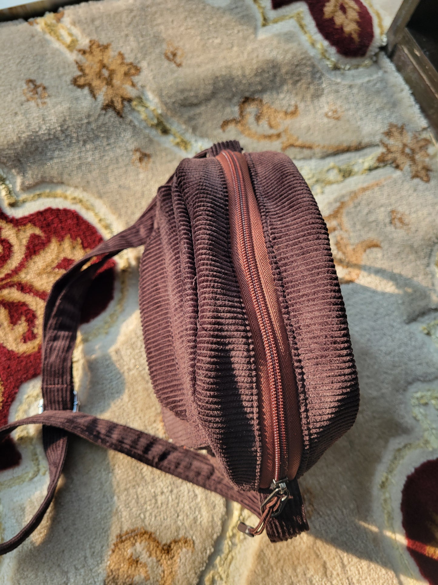 Stylish Corduroy Mini Bag