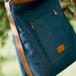 Denim Luxe Stylish Leather Bag