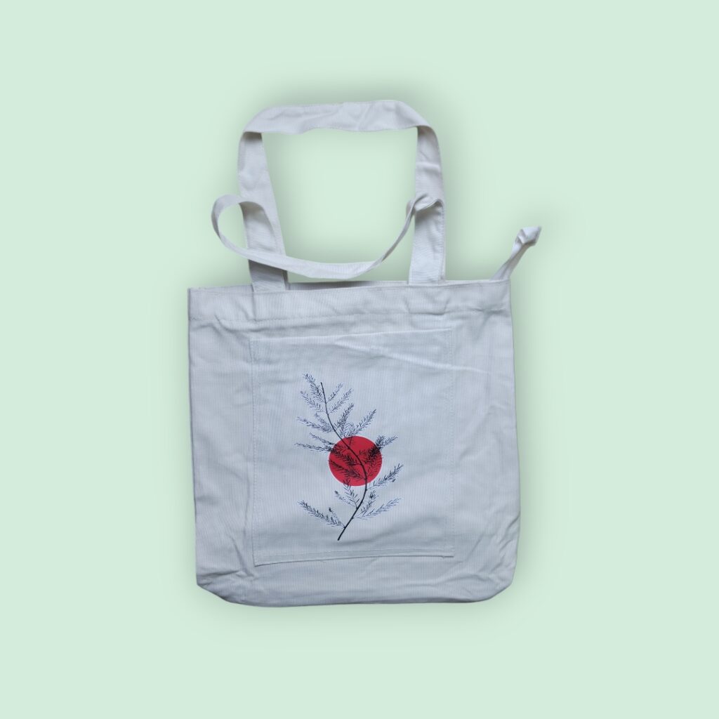 Printed Canvas Tote Bag_girlyio.com