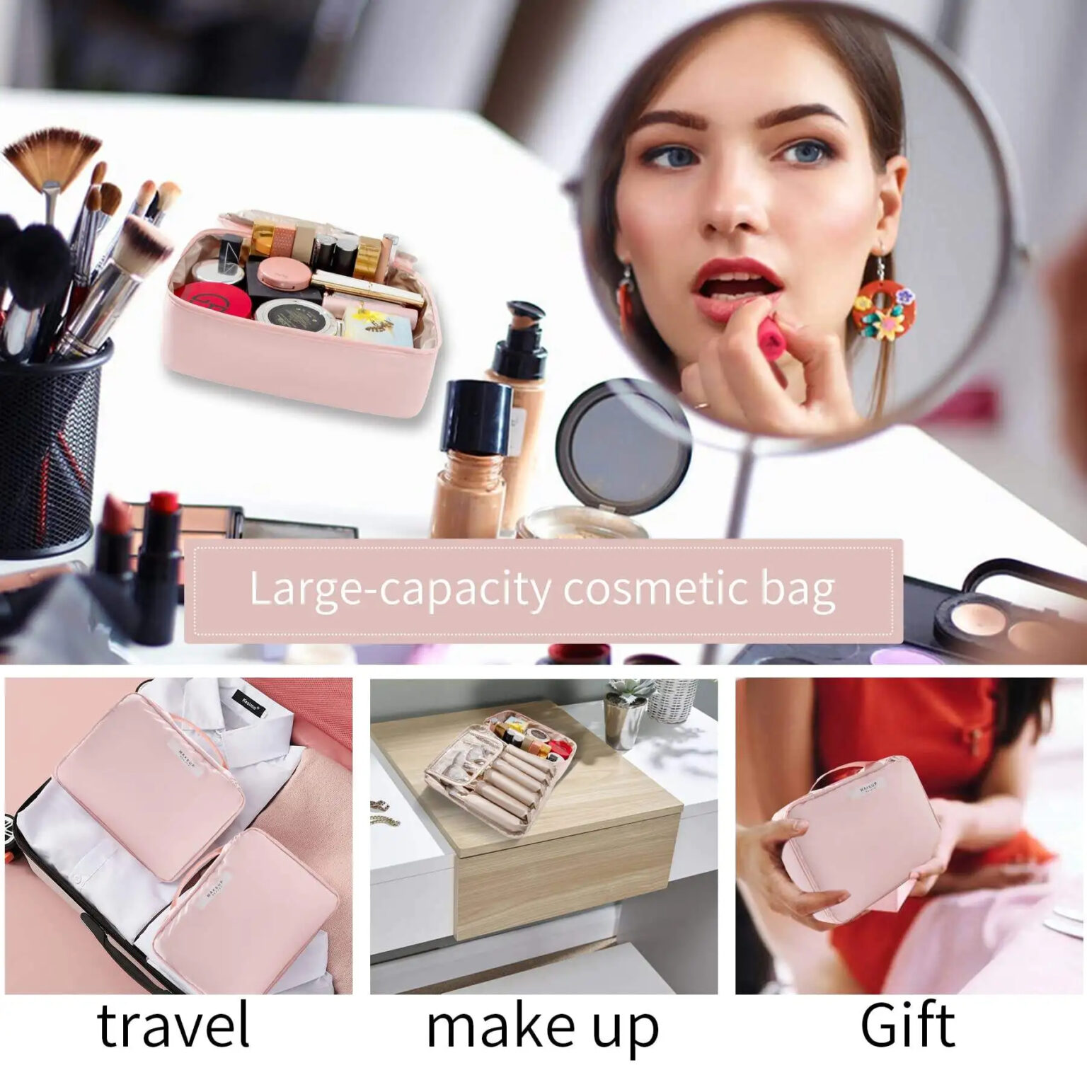 Makeup Storage Bag Large-Capacity
