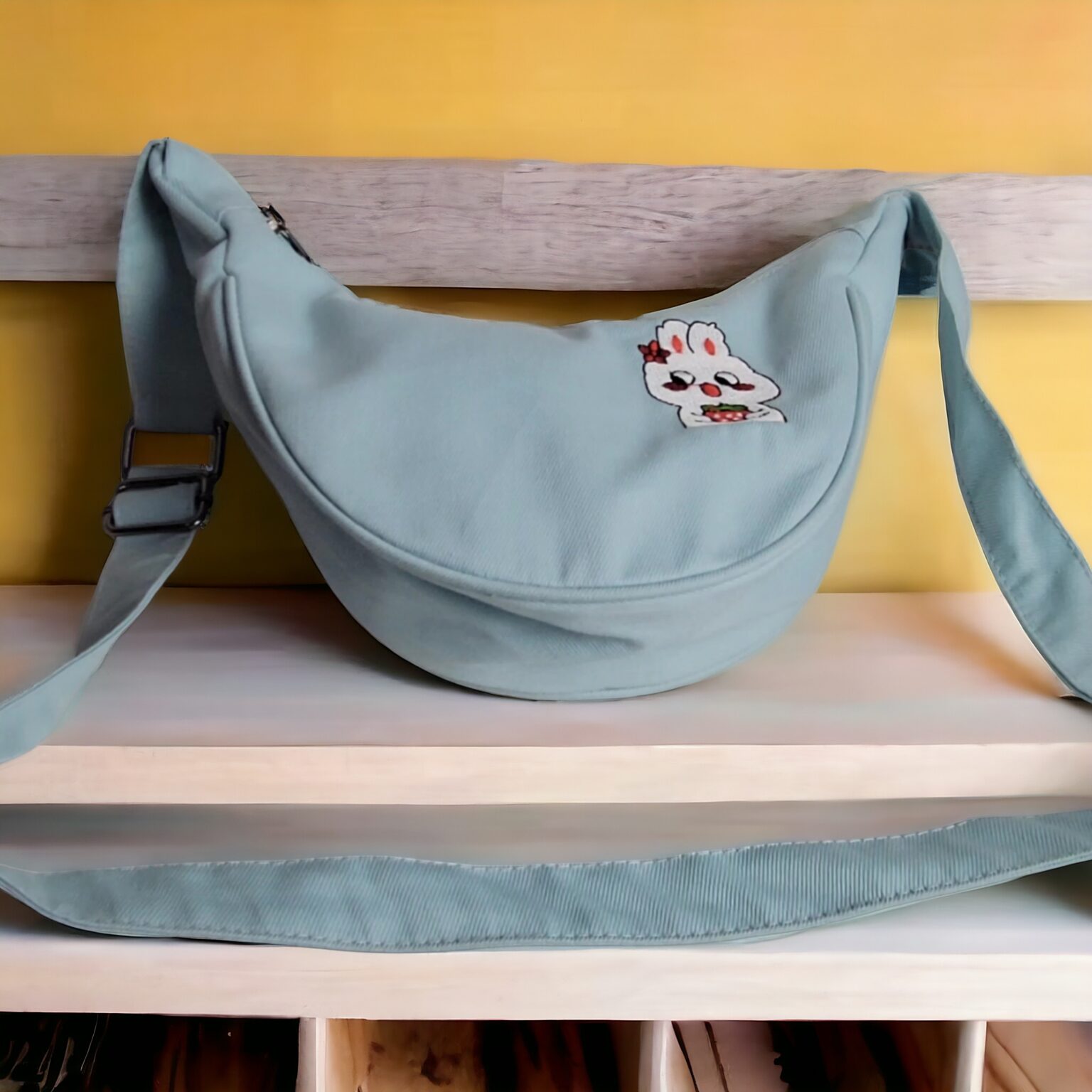 Sky-Blue Color Fanny-Pack Bag _girlyio.com
